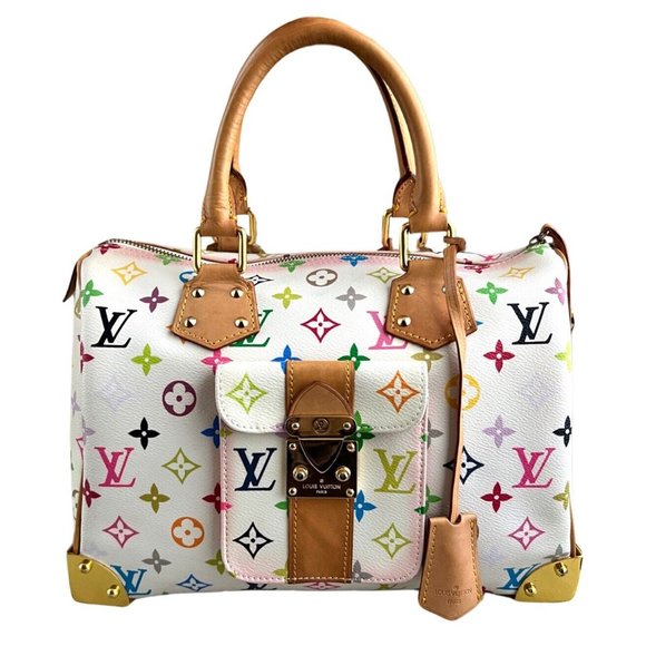 Louis Vuitton Handbags - Louis Vuitton x Takashi Murakami Speedy 30 Tote Bag Multicolor Purse